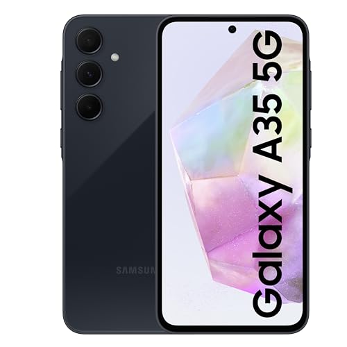 Samsung Galaxy A35 5G (Awesome Navy, 8GB RAM, 128GB Storage) | Premium Glass Back | 50 MP Main Camera (OIS) | Nightography | IP67 | Corning Gorilla Glass Victus+ | sAMOLED with Vision Booster view 1