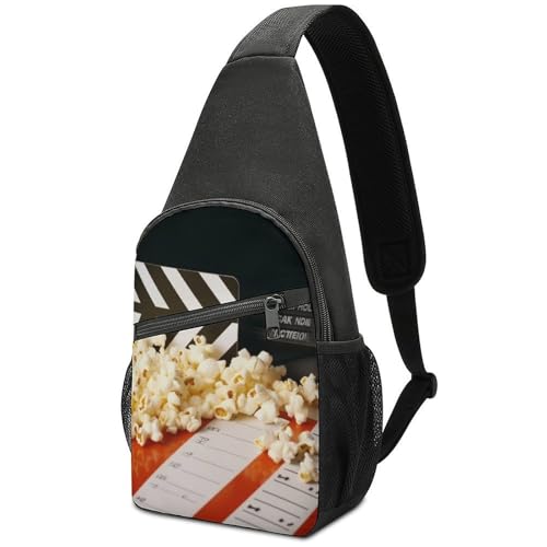 Mochila tipo Sling bag casual para hombre y mujer miniatura 1
