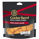 Cracker Barrel Cubes, Extra Sharp Yellow Cheddar Cheese (2 oz Bag)