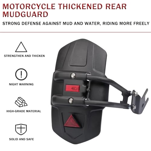 Guardabarros trasero CFMOTO MT800 protector contra salpicaduras e impactos 5