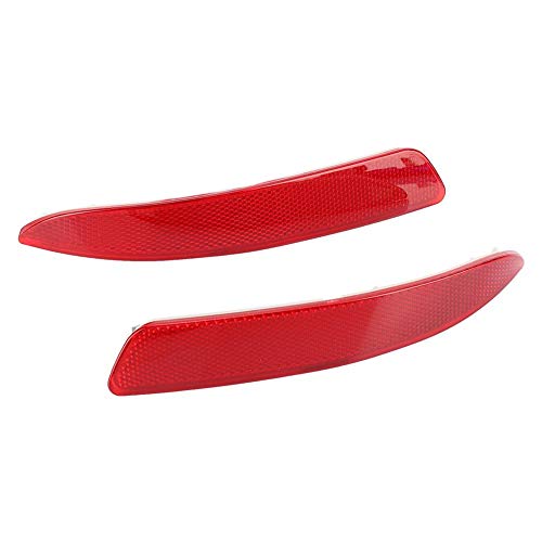 Suuonee Paraurti Riflettore, Riflettore paraurti posteriore rosso 63217158949 63217158950 Fit for E70 X5 2007-2013(Left & Right)