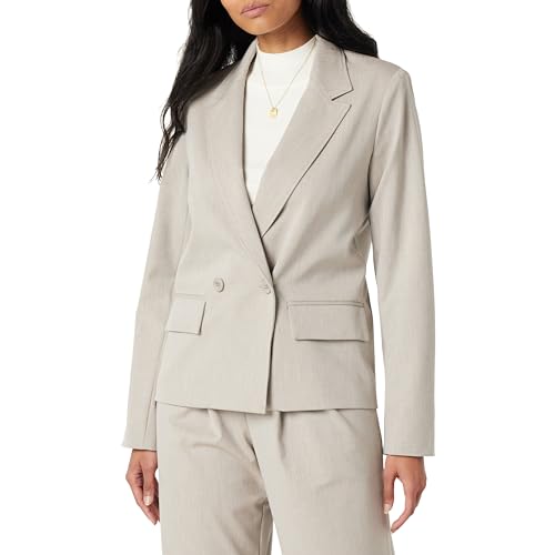 Blazer femme Liza The Drop : veste croisée coupe relaxed chic