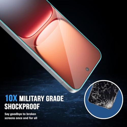 Image of OpenTech Military-Grade Tempered Glass For IQOO 15R (6.59 Inches) with Edge to Edge Coverage - Case Friendly, Anti-scratch and Bubble free installation kit