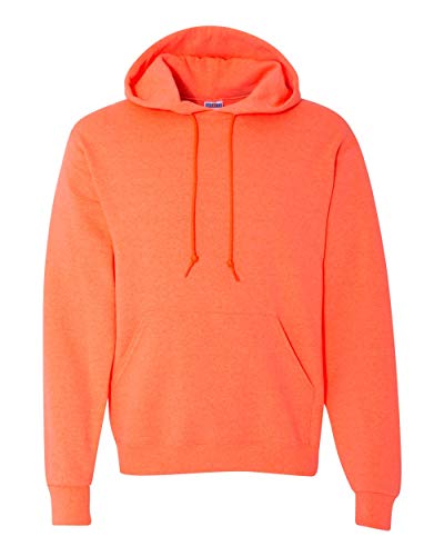 Jerzees - NuBlend Hooded Sweatshirt, Retro Heather Coral, Large