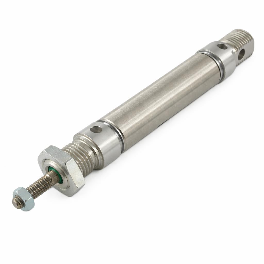 Fittingstore – ISO 6432 Pneumatikzylinder doppeltwirkend mit Magnetkolben – CETOP RP 52 P Druckluftzylinder (Kolben Ø: 25 mm // Hub: 250 mm)