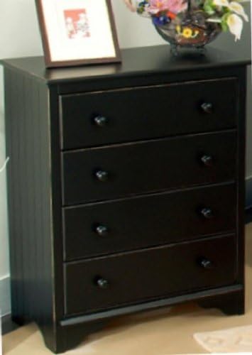 Eden Baby Nantucket Collection 4-Drawer Chest, Dark Cherry/Cherry