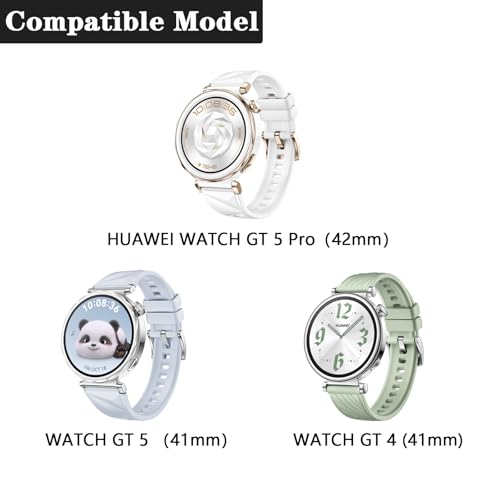 Correa de silicona para reloj Huawei GT 5/GT5 Pro/GT4 miniatura 2