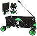 Produktbild Miweba Faltbarer Bollerwagen MB-30 für Kinder - Softreifen - Ziehstange - Transporttasche - Klappbar - UV-Beständig - Handwagen faltbar (Grün)