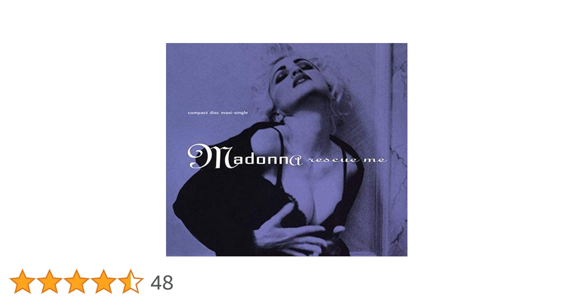 新品　MADONNA　マドンナ　Rescue Me　EU盤 CDシングル 新品 MADONNA マドンナ Rescue Me EU盤 CDシングル Madonna