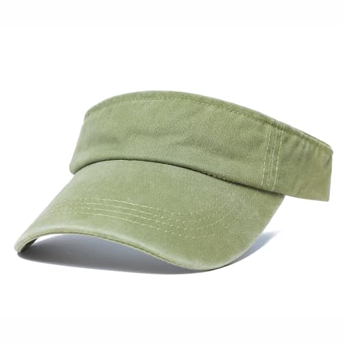 Image of ANDICEQY Sport Sun Visor Hats Adjustable Empty Top Baseball Cap Cotton Ball Caps for Women and Men