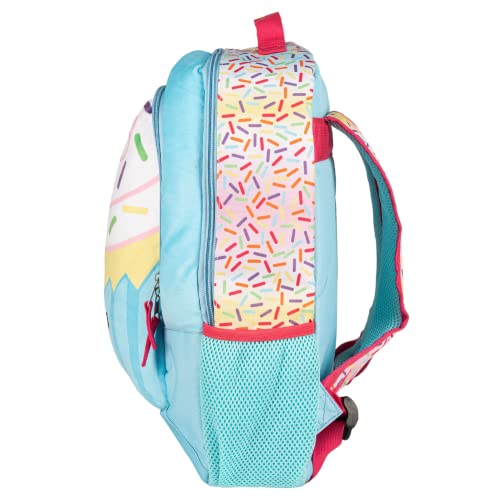 CLUB LIBBY LU Cupcake Backpack for Girls with Soft Plush Front Pocket, 16 inch Squish Buddies3