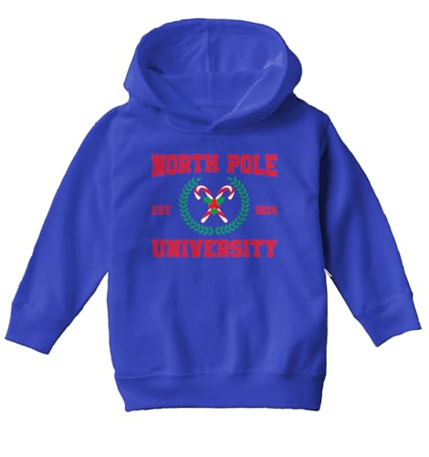 Tcombo North Pole University - Santa's Workshop Toddler/Youth Fleece Hoodie