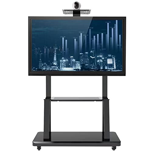Soporte Móvil para TV de 32 a 75 Pulgadas Ajustable en Altura miniatura 1