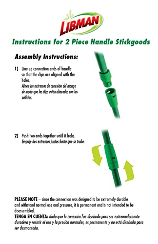 Libman Large Precision Angle Broom – Good For Indoor And Outdoor Use. Permanent 2-Piece Handle, Clicks Together For Sturdy Hold. Reduces Shipping Waste With Smaller Box. #TOP4