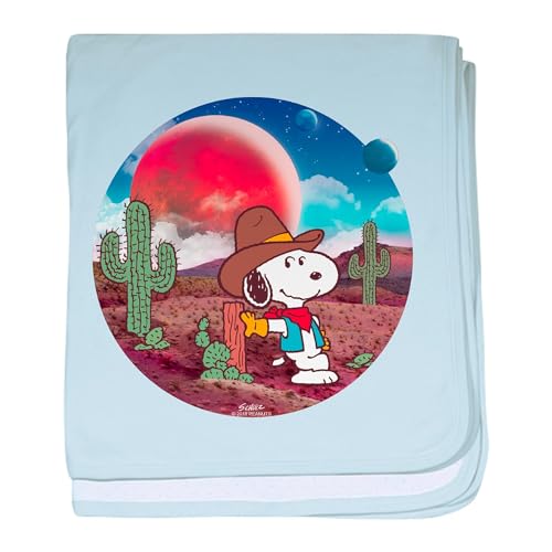 CafePress Snoopy Space Cowboy Baby Blanket, Super Soft Newborn Swaddle