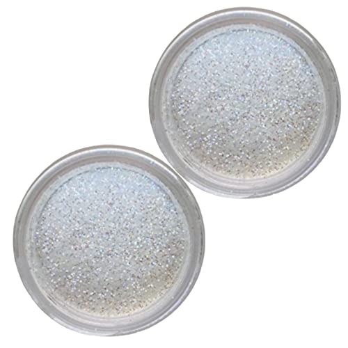 Super White Disco Cake Pack x 2 units (5g each container) Oh Sweet Art (10g in total)