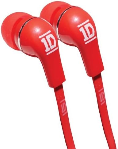 Jivo Technology One Direction In-Ear Headphones - Jellies/Red
