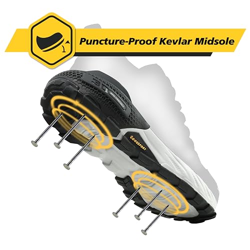 Steel Toe Shoes for Men Women Puncture Proof Safety Work Sneakers Lightweight Comfortable Indestructible Utility Shoes3