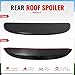 IKON MOTORSPORTS, Rear Window Roof Spoiler Compatible with 1999-2006 Volkswagen MK4 Golf, ES Style Matte Black ABS Top Roofline Windshield Visor Spoiler Wing