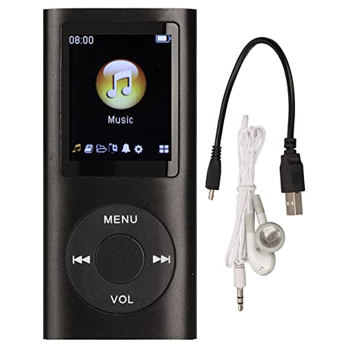 Reproductor de MP3 multifuncional con sonido sin pérdidas y pantalla LCD compacta de 1.8"