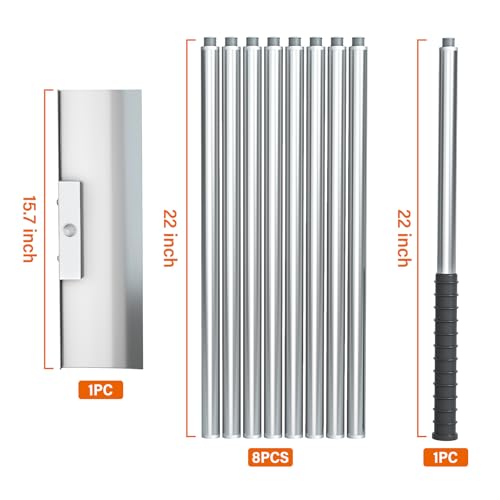 Stainless Steel Extendable Roof Rake