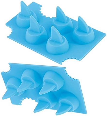 Novelty Silicone Diy Mould Shark Fin Chocolate Jello Mould Mold Ice Cube Tray Tool freeze Maker 2 Pack From KASIMO