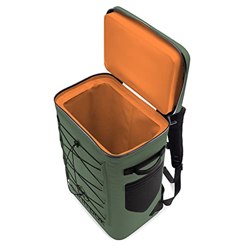 Insulated Backpack Cooler Holds 24 Or 35 Cans For 72 Hours - Perfect Lunch Or Drink Bag For Camping, Hiking, Beach, Kayaking, Sports Or Fishing - 100% Waterproof Heavy Duty Construction By Earth Pak #TOP1