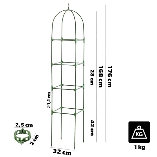 Tuteur obélisque KADAX pour redresser vos rameaux de tomates - 3