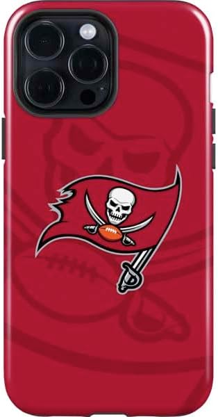 Skinit Impact Phone Case Compatible with iPhone 15 Pro Max - Officially Licensed NFL Tampa Bay Buccaneers Large Logo Design