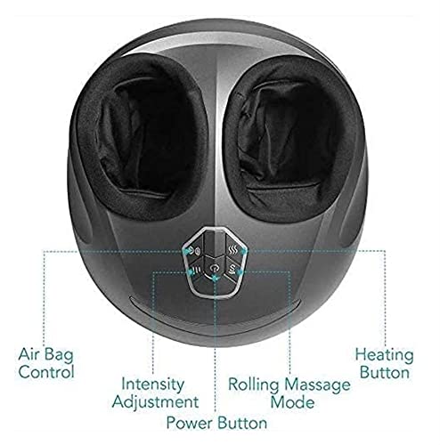 Masajeador para pies TOEWOE con calor, masaje profundo de tejidos, alivio del dolor, vibración y compresión, mejora la circulación sanguínea, ideal para uso en casa u oficina miniatura 5