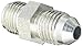 Eaton Weatherhead C5880X4 Carbon Steel SAE 37 Degree (JIC) Flare-Twin Fitting, Adapter, 7/16" Inverted Flare Male x 1/4" JIC Male
