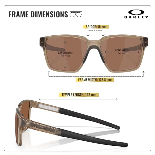 Image of Oakley ACTUATOR SQ OO9430 Rectangle Sunglasses With Official Eyewear Kit | Men's & Women's Sunglasses