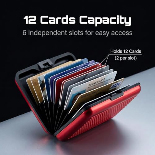 RFID Blocking Card Holder Aluminum Slim Wallet