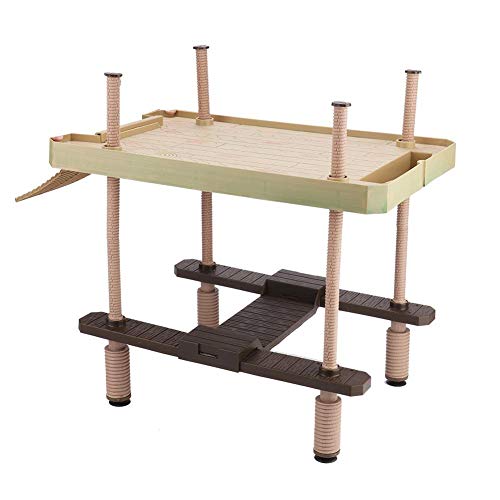 Plataforma de frade de répteis Tartaruga de banho de sol Pier Aquário flutuador Tartaruga Plataforma