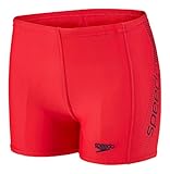 Speedo Sports Logo Panel Aquashorts – Bañador Corto Rojo Fed Red/Navy Talla:116