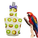 Combinaison de plongée urinaire – Tenue de vol pour oiseau, gilet à couches pour perroquet, coussinets d'urine avec corde élastique pour calopsittes, inséparables, perruches et perroquets de taille