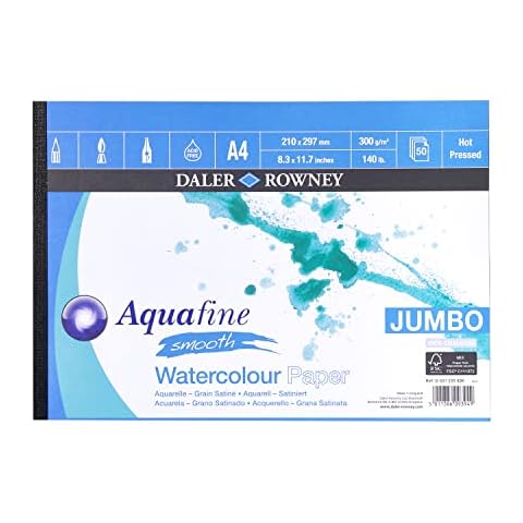 Daler-Rowney Aquafine Smooth Watercolour Paper Pad Cover
