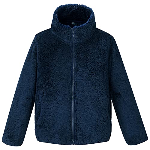 Kids Boys Fleece Full-Zip Jacket Lightweight Coat Sweatshirt Top for 3-12 Years2