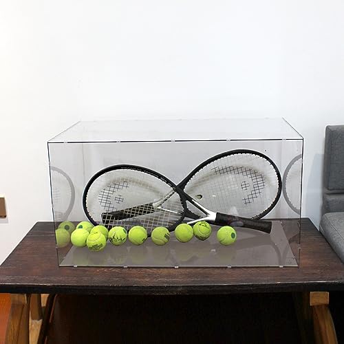 Image of Evron Display Case for Collectibles Assemble Clear Acrylic Box Alternative Glass Case for Display Action Figures Home Storage & Organizing Toys (16x16x30 inch;41x41x76cm)