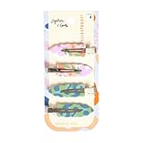 Goody X Sophia Yeshi Hair Clips for Makeup, SlideProof Clips for Women, Men & Girls, Dentless & Secure Hold, Styling Accessories for Skincare & Makeup Application, All Hair Types, 4 Ct