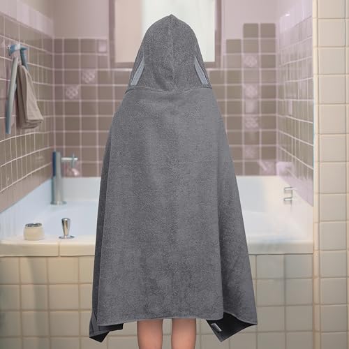 Image of ORIGINAL KIDS Hooded Bath Towel Wrap - Ultra Soft 100% Cotton Kids Towel
