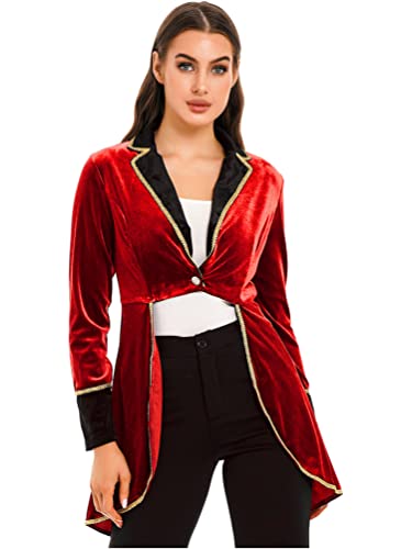 Blazer queue-de-pie femme monsieur loyal pour costume de cirque