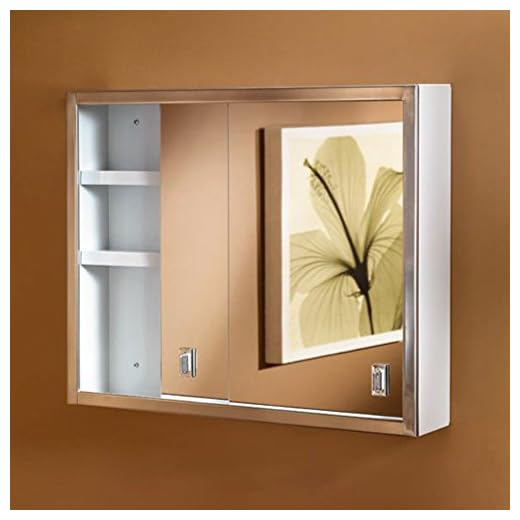 Broan-NuTone B704850 Contempora Sliding Door Surface Mount Medicine Cabinet