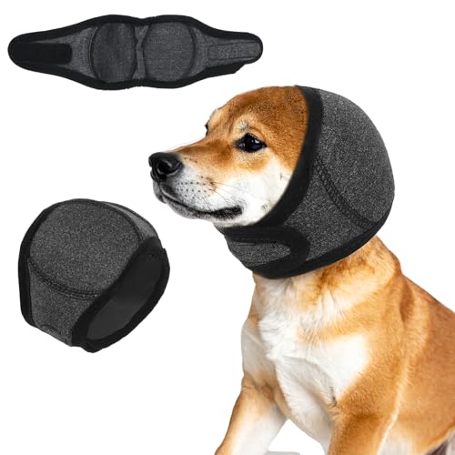 Yuanan Dog Ear Muffs Noise Protection, Swimming Waterproof Dog Ear Caps, DogEar Covers for Bath, Pet Ears Muffs for Noise Bath, for Ears Protection(S)