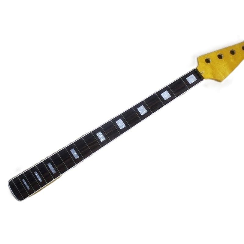20 tasti in acero basso elettrico manico in palissandro fingeboard vernice gialla accessori for strumenti musicali Guitarra