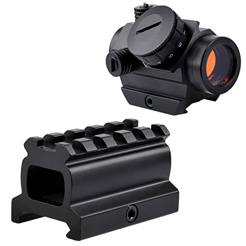WIPBOTEN 2MOA Micro Red Dot Sight Compact Red Dot Scope with 0.83” Riser Mount Absolute Co-Witness