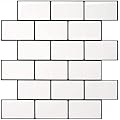 Art3d Subway Tiles Peel and Stick Backsplash (10 Tiles, Thicker Design)