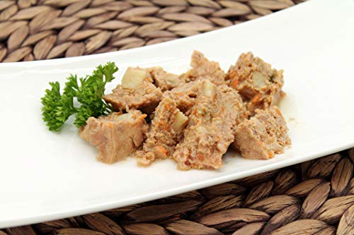 Pfotenliebe Bio Hundefutter Nassfutter mit Qualitätsgarantie, Bio-Putenschlemmer mit Zucchini, Natürlich ohne Chemie, Machen Sie Ihren Hund glücklich!, 6x200g