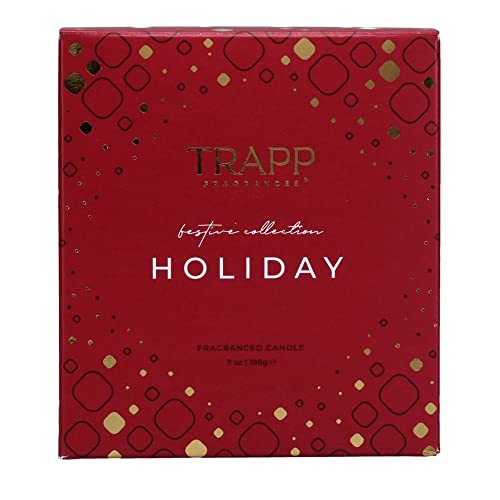 Trapp 7Oz Seasonal Scented Candle - Holiday - Fragranced Luxury Candle, Up To 50 Hour Burn - Notes Of Cinnamon, Gingerbread, Bourbon Vanilla #TOP2