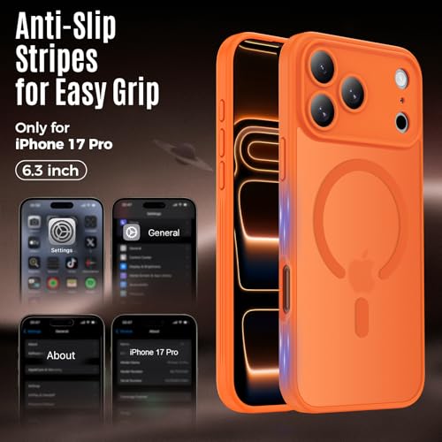 Image of Symcele Designed for iPhone 17 Pro Case, Cosmic Orange